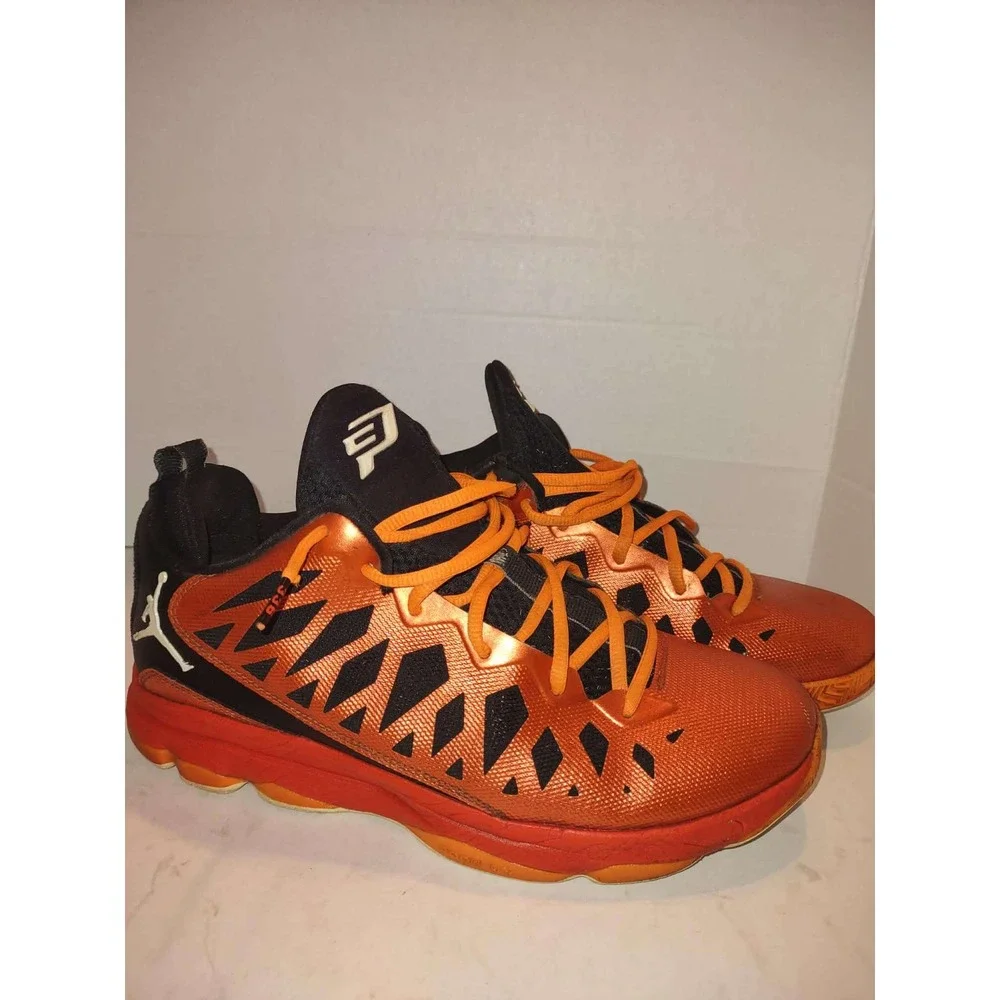 Jordan CP3.VI Mens 10 Basketball Shoes Atomic Team Orange 535807-801 Chris Paul